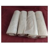 4-10 ct rolls. 64 gal trash bags