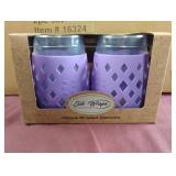 Silicone wrapped glassware. 12 sets
