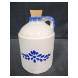 vintage 6" Hermitage Pottery spongeware stoneware