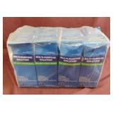 Multi-purpose solution for soft contact lenses.