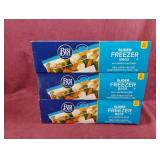 Slider freezer bags. Gallon size. 3-13 ct boxes