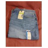 Terra & Sky straight leg. 20W Petite blue jeans