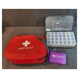 First aid kits and pill box