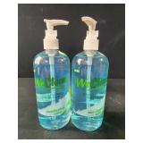 2 bottles 16.9 fl oz WeClean eucalyptus mint hand
