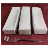 Corby Hall dessert forks. 3 dozen