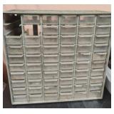 Organizer with 57 bins 14.5 x 6.5 x 14
