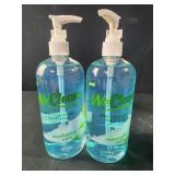 2 bottles 16.9 fl oz WeClean eucalyptus mint hand