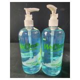 2 bottles 16.9 fl oz WeClean eucalyptus mint hand