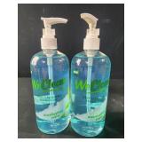 2 bottles 16.9 fl oz WeClean eucalyptus mint hand