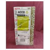 Jumbo paper clips. 8-100 ct boxes