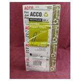 Jumbo paper clips. 8-100 ct boxes