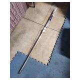 Flag pole kit, pole and bracket