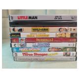 Comedy DVDs including The Three Stooges,