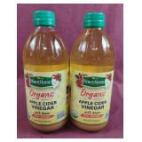 Organic Apple Cider Vinegar. 2-16 fl oz bottles