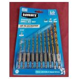Hart Titanium Drill Bit Set. 10 piece