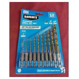 Hart Titanium Drill Bit Set. 10 piece