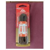 9 pairs Kiwi Round Outdoor Black & Sand Stone 60"