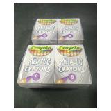24 packs 8 ct metallic crayon