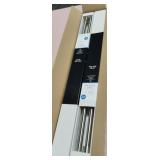 Single Curtain Rod. 30"-84". 2 total
