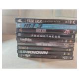 Action DVDs including Rocky and more.....