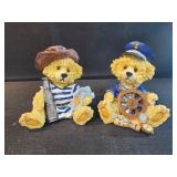 Resin 4" Nautical bears