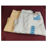 Active skort. Size L. White and yellow