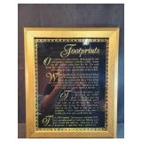 14x17 Footprints wall decor