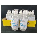 Eighteen 16.9 oz bottles of hand sanitizer