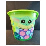 8.5" Easter bucket Yoda Mandolorian the child