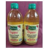 Organic Apple Cider Vinegar. 2-16 fl oz bottles
