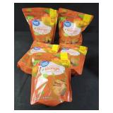 Five 1 lb bags dried mangos