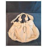 Vintage BALENCIAGA leather bag tan purse 15x11