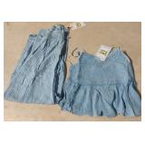 Summer 2 piece ladies outfit. Lt demin size M. 2