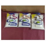 Hair clips. 20-3 ct boxes