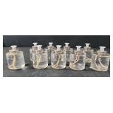 Nine 36 hr liquid wax candles