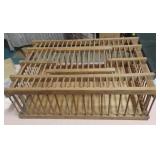 Vintage chicken wood cage 35 x 11.5 x 23.5