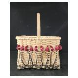 12x15 woven basket flowers