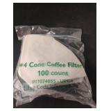 Coffee filters 8/100 ct packs