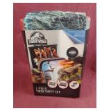 Jurassic World 3 piece twin sheet set. New