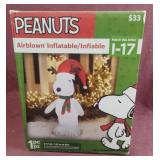 Peanuts airblown inflatable. New