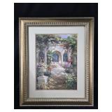 Framed Tuscany Scenery Print 20ï¿½"x 24ï¿½"