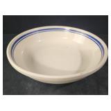 Roseville 13" blue ring pasta bowl
