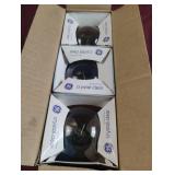 Crystal clear 60W light bulbs. 3 total