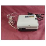 Power Neb Ultra nebulizer. Powers on