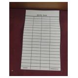 Adhesive date due slips