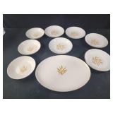 Vtg. Taylor Smith & Taylor Golden Wheat Dishes