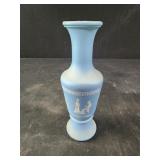 Vintage Grecian Blue Vase 6"