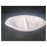 vintage Pyrex divided 13x2x8.5 dish