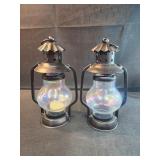 Tealight lamps 8", one tealight is missing