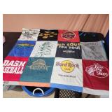Blanket made of tshirts